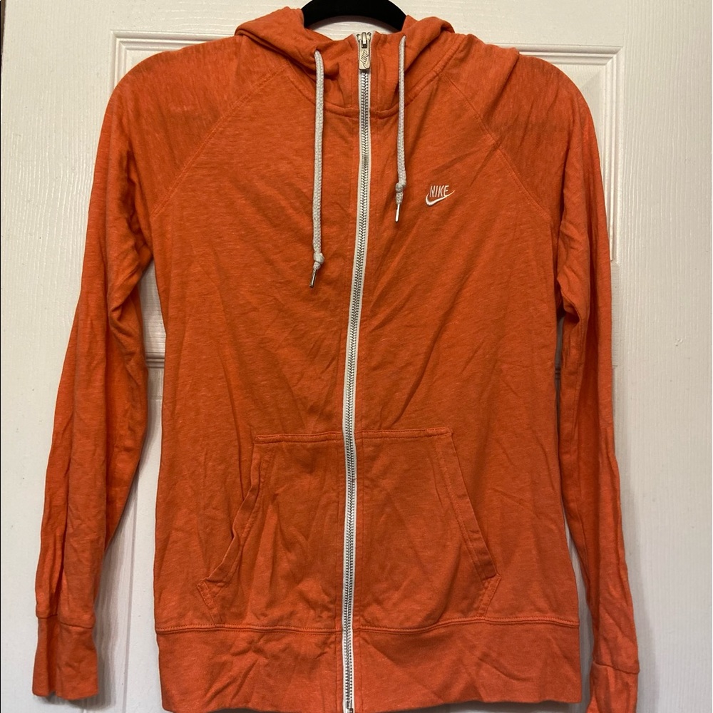 Nike light weight zip hoodie Womens size medium